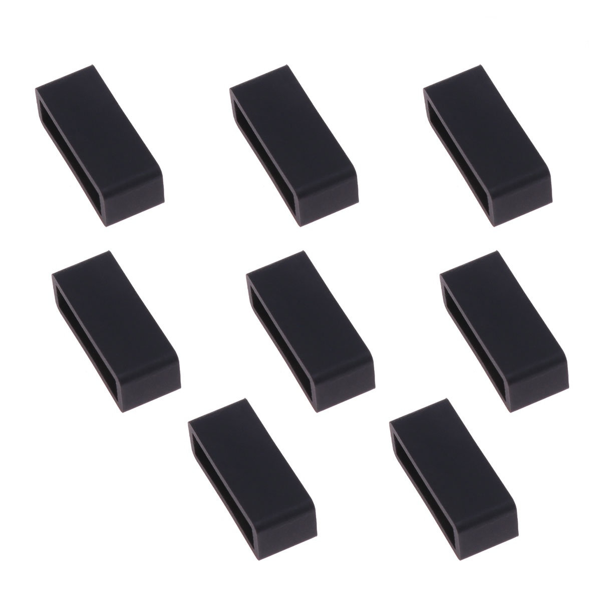 8Pcs 22Mm Black Silicone Watch - Silicone Watch Band 22Mm review and price