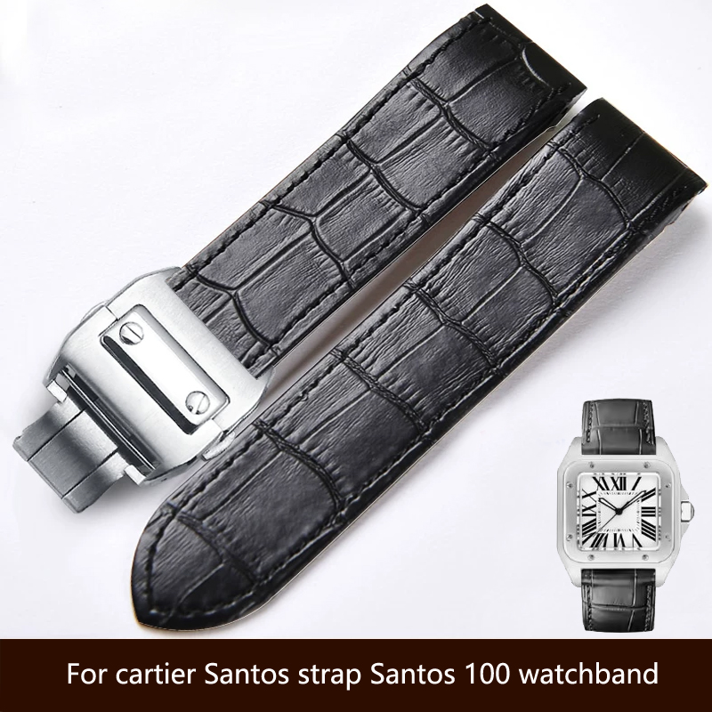 High quality Genuine Leather w - Cartier Watch Santos review and price