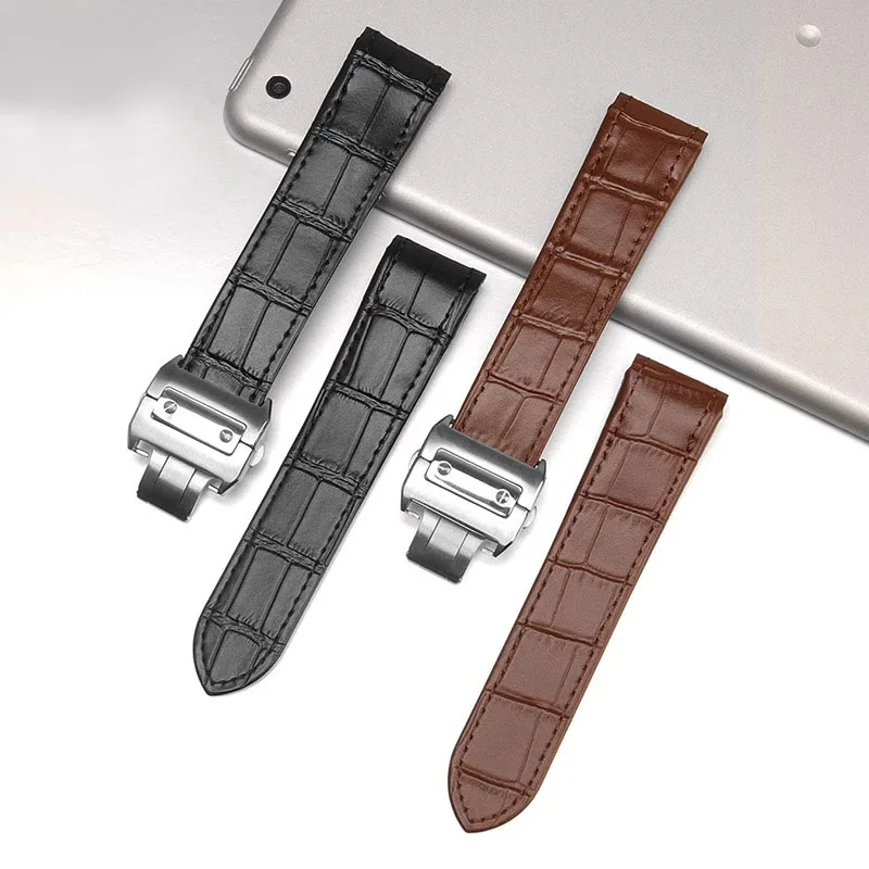 High quality Genuine Leather w - Cartier Watch Santos review and price