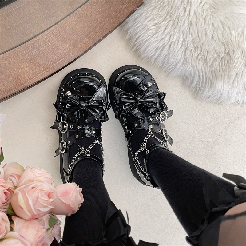 2026 Platform Lolita Shoes Wom - Mesh Strap Metal review and price
