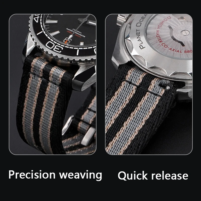 18/20/22/24mm Nylon Strap for  - Omega Watch Seamaster review and price