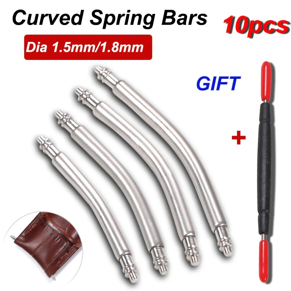 10pcs Curved End Spring Bar Di - Spring Bar Tool Set review and price