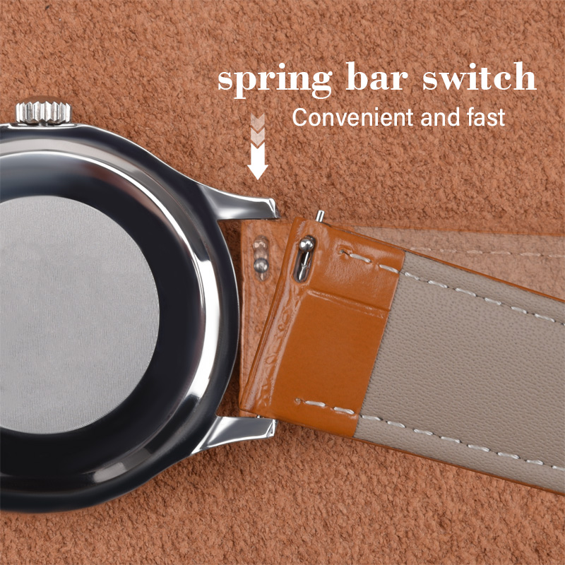 Hot-Selling Double-Layer Cowhi - Leather Strap Quick Release review and price