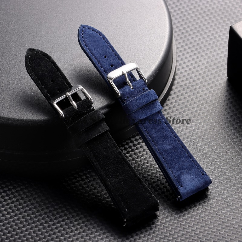 20/22mm Suede Genuine Leather  - Suede Strap Watch review and price