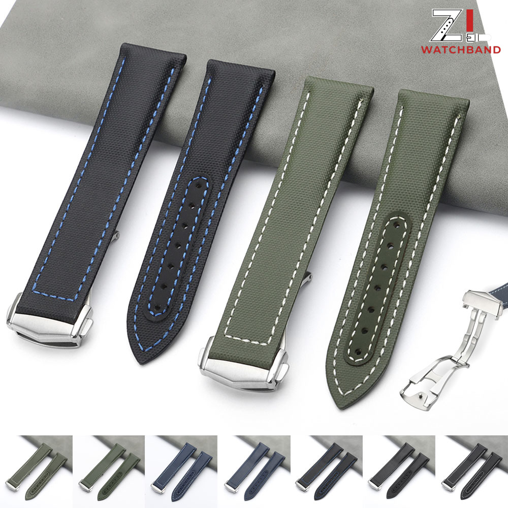 20mm 21mm 22mm Nylon Sailcloth - Omega Watch Seamaster review and price
