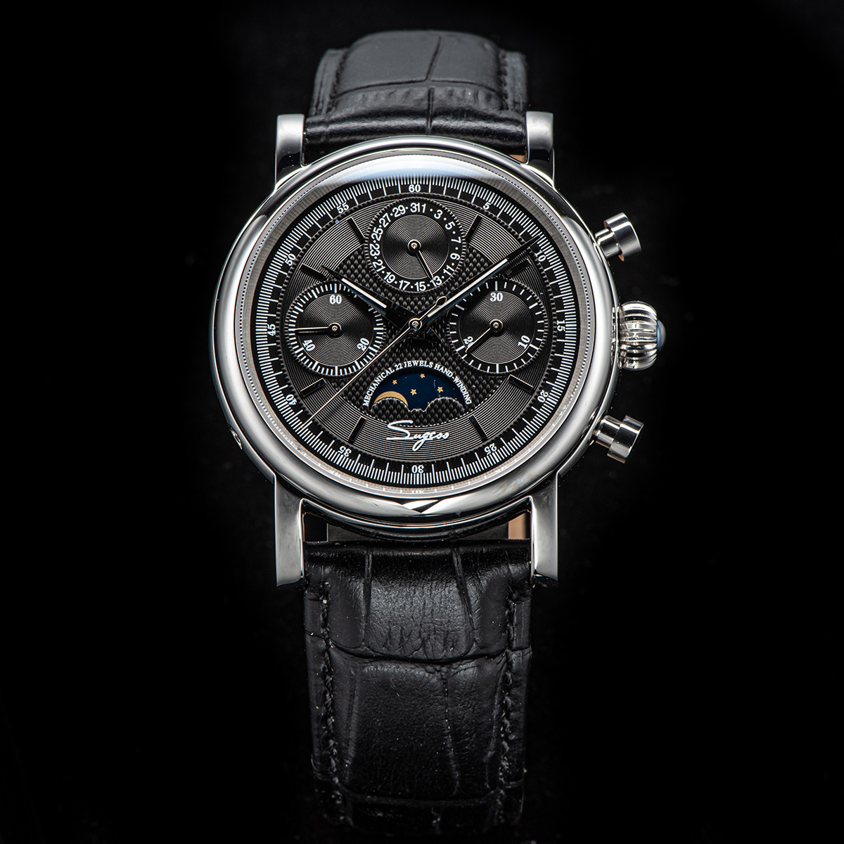 Sugess Pilot Chronograph Mecha - Omega Watch Constellation review and price
