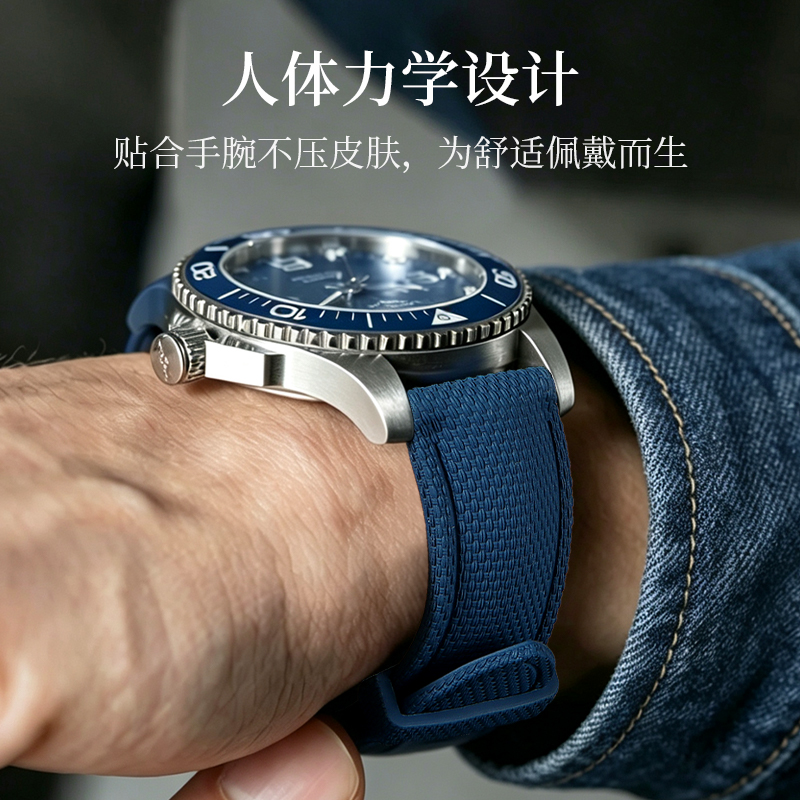 Fluororubber Watch Strap, Nylo - Seiko Watch 5 Sports review and price