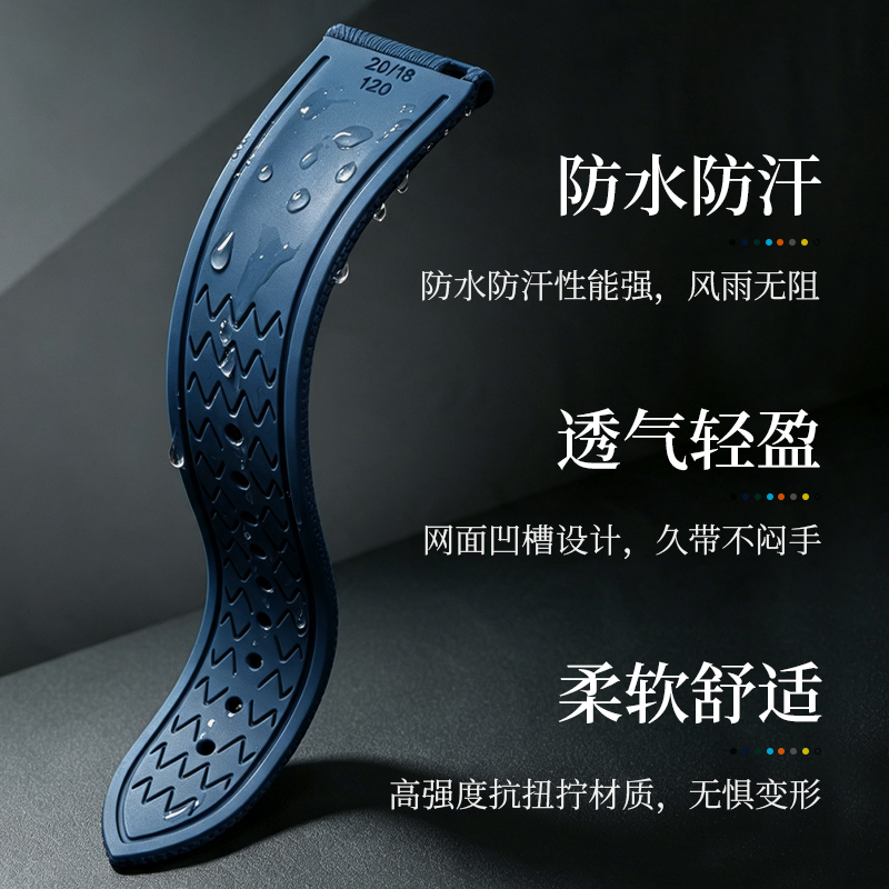 Fluororubber Watch Strap, Nylo - Seiko Watch 5 Sports review and price