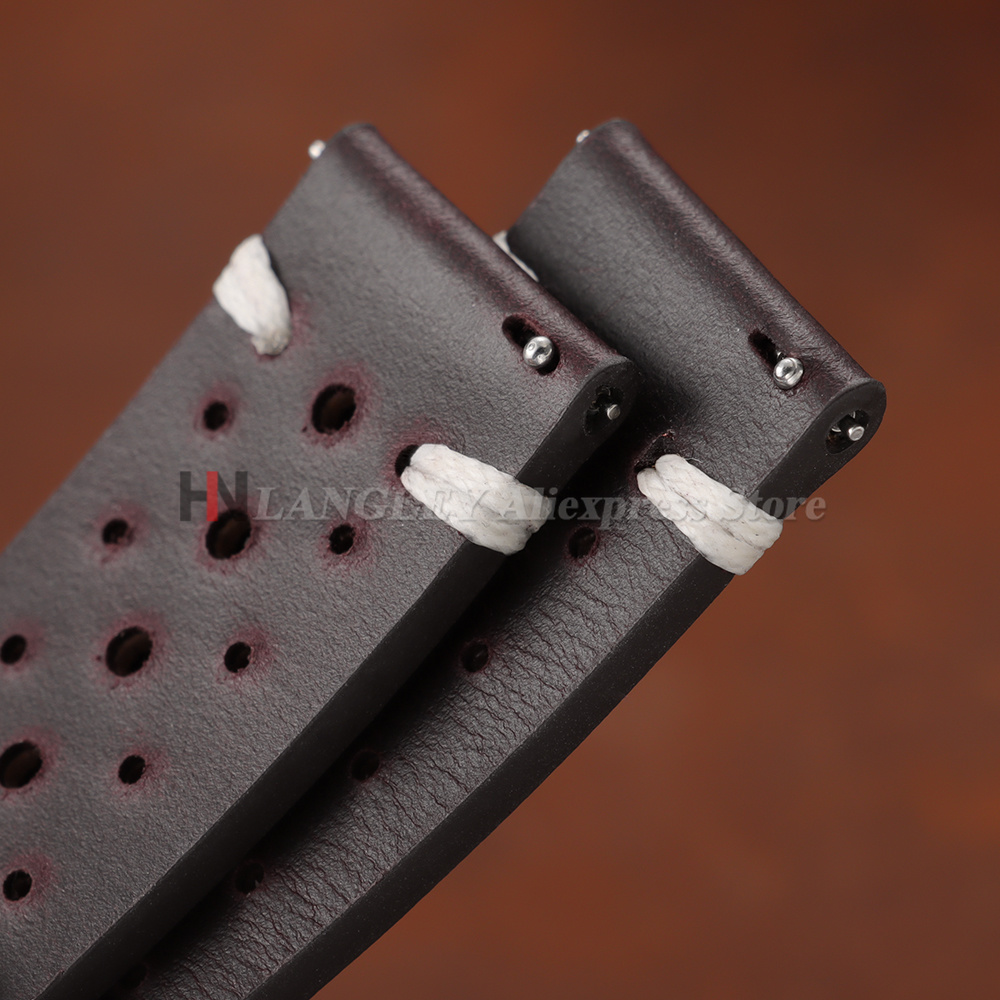 20mm 22mm Premium Genuine Leat - Leather Strap Quick Release review and price