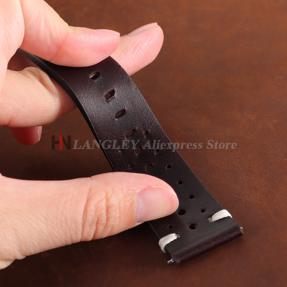 20mm 22mm Premium Genuine Leat - Leather Strap Quick Release review and price